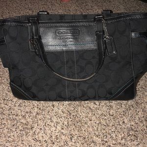 Large Black Coach Tote